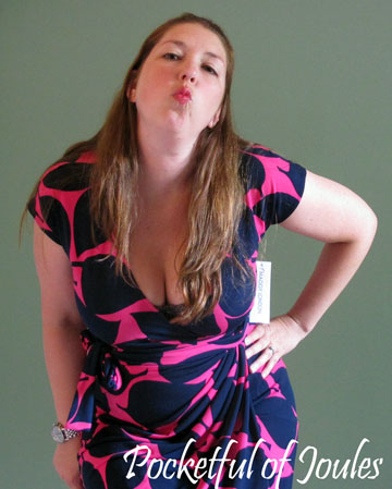How to Keep Your Wrap Dress from Being a Peep Show - Pocketful of