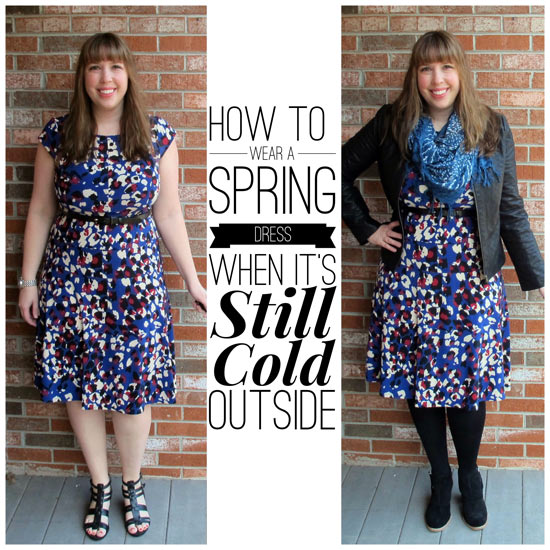 4 Steps to Wearing a Spring Dress When It's Still Chilly